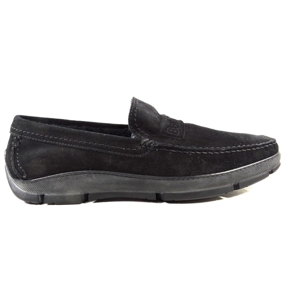 Baldinini??Men\'s Black Suede Winter Loafers 41.5 main image 7